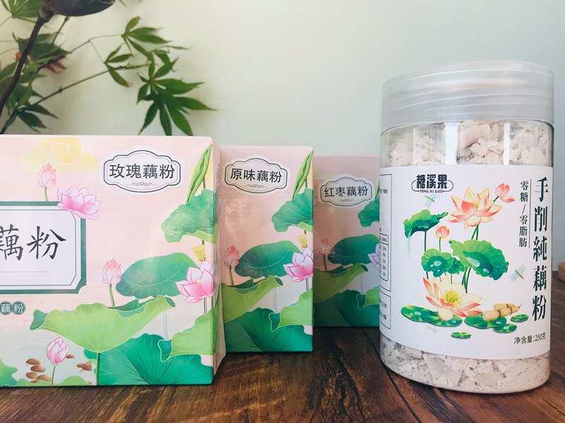云南抚仙湖八孔藕粉——天供食料.琼霜细腻