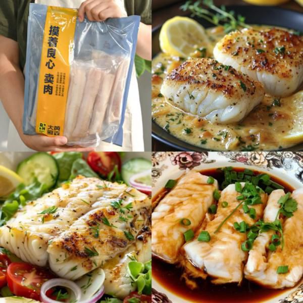 大黄鲜森狭鳕鱼鱼柳｜99元抢三斤！去骨去刺，纯鱼肉，顺丰速发！天然的脑黄金，入口全是鲜香嫩滑的蒜瓣肉！配料表干净，高蛋白低脂肪