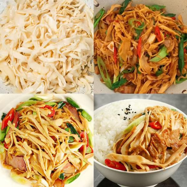 原味糯米笋｜5分钟做好一道下饭菜，家人赞不绝口！配料表只有糯米笋+饮用水！免泡免切，开袋即炒，入口脆嫩爽滑