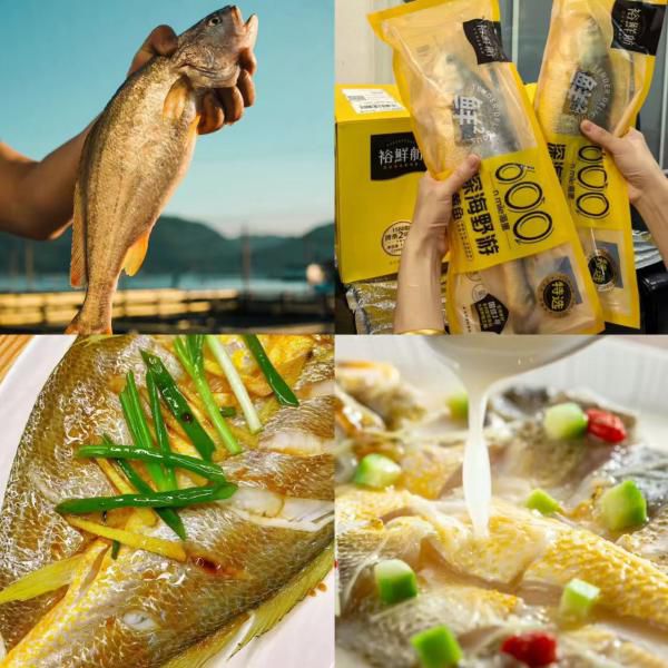 【年后初八发货】深海野游大黄鱼｜深海珍品，贵礼送贵人！600海里野生黄鱼，捕捞1小时急冻锁鲜，富含优质蛋白质+Omega-3！送长辈、领导都特有面子，顺丰秒发货